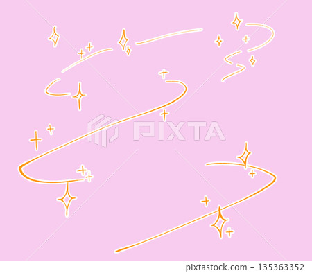 Magic image sparkling yellow Magic image sparkling yellow 135363352