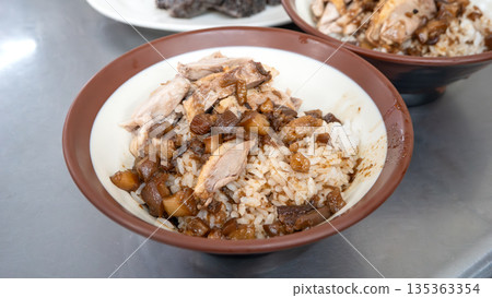 鴨肉飯 鴨肉 小吃 台灣 duck rice 鴨肉ご飯 かもにく 135363354