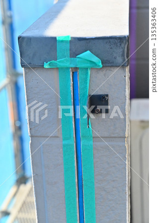 Exterior wall caulking and sealing replacement, filling, surface preparation, exterior wall painting, renovation Exterior wall caulking and sealing replacement, filling, surface preparation, exterior wall painting, renovation 135363406