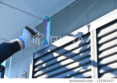 Exterior wall caulking and sealing replacement, filling, surface preparation, exterior wall painting, renovation 135363427