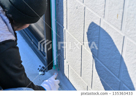 外牆填縫及密封更換、填充、表面處理、外牆塗裝、翻新 135363433