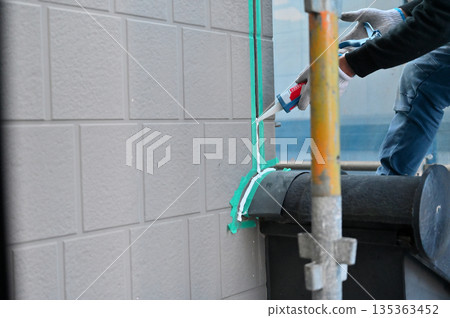 外牆填縫及密封更換、填充、表面處理、外牆塗裝、翻新 135363452