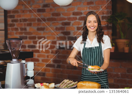 coffee, barista, woman 135364061