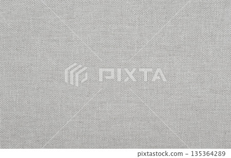 Gray woven textile fabric texture background surface 135364289