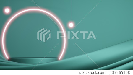 Pantone color, Fashion product background stand podium display with blank backdrops.3d rendering Pantone color, Fashion product background stand podium display with blank backdrops.3d rendering 135365108
