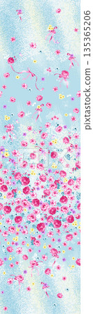 Collection Of Diverse Soft Colored Floral And Decorative Pattern Designs Collection Of Diverse Soft Colored Floral And Decorative Pattern Designs 135365206