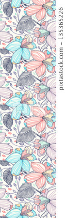 Collection Of Diverse Soft Colored Floral And Decorative Pattern Designs Collection Of Diverse Soft Colored Floral And Decorative Pattern Designs 135365226