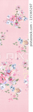 Diverse Delicate Floral And Decorative Pattern Designs In Soft Tones Diverse Delicate Floral And Decorative Pattern Designs In Soft Tones 135365297