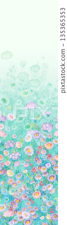 Diverse Delicate Floral And Decorative Pattern Designs In Soft Tones 135365353