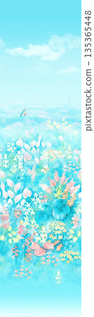 Diverse Delicate Floral And Decorative Pattern Designs In Soft Tones Diverse Delicate Floral And Decorative Pattern Designs In Soft Tones 135365448