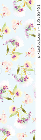 Diverse Delicate Floral And Decorative Pattern Designs In Soft Tones Diverse Delicate Floral And Decorative Pattern Designs In Soft Tones 135365451