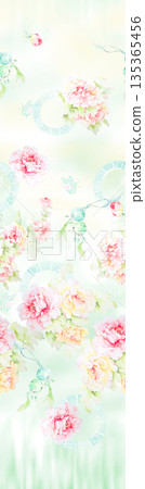 Diverse Delicate Floral And Decorative Pattern Designs In Soft Tones Diverse Delicate Floral And Decorative Pattern Designs In Soft Tones 135365456