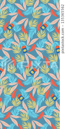 Diverse Delicate Floral And Decorative Pattern Designs In Soft Tones Diverse Delicate Floral And Decorative Pattern Designs In Soft Tones 135365562