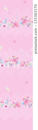Diverse Delicate Floral And Decorative Pattern Designs In Soft Tones Diverse Delicate Floral And Decorative Pattern Designs In Soft Tones 135365570