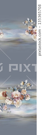 Diverse Delicate Floral And Decorative Pattern Designs In Soft Tones Diverse Delicate Floral And Decorative Pattern Designs In Soft Tones 135365708
