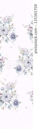 Diverse Delicate Floral And Decorative Pattern Designs In Soft Tones Diverse Delicate Floral And Decorative Pattern Designs In Soft Tones 135365709