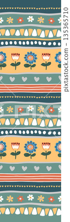 Diverse Delicate Floral And Decorative Pattern Designs In Soft Tones Diverse Delicate Floral And Decorative Pattern Designs In Soft Tones 135365710