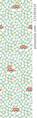 Diverse Delicate Floral And Decorative Pattern Designs In Soft Tones Diverse Delicate Floral And Decorative Pattern Designs In Soft Tones 135365814