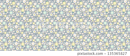 Diverse Delicate Floral And Decorative Pattern Designs In Soft Tones Diverse Delicate Floral And Decorative Pattern Designs In Soft Tones 135365827