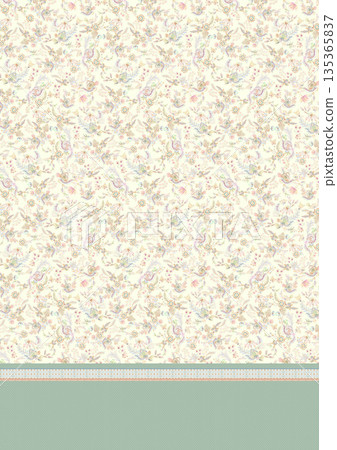 Diverse Delicate Floral And Decorative Pattern Designs In Soft Tones 135365837