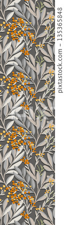 Diverse Delicate Floral And Decorative Pattern Designs In Soft Tones Diverse Delicate Floral And Decorative Pattern Designs In Soft Tones 135365848