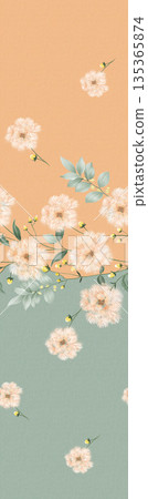 Diverse Delicate Floral And Decorative Pattern Designs In Soft Tones Diverse Delicate Floral And Decorative Pattern Designs In Soft Tones 135365874