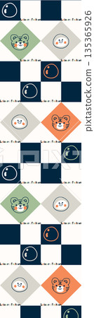 Diverse Delicate Floral And Decorative Pattern Designs In Soft Tones 135365926