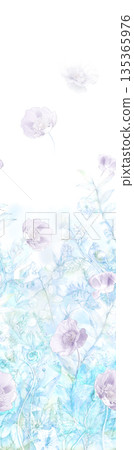 Diverse Delicate Floral And Decorative Pattern Designs In Soft Tones 135365976
