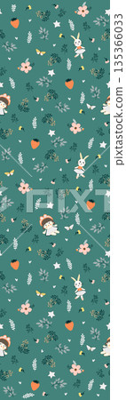 Diverse Delicate Floral And Decorative Pattern Designs In Soft Tones Diverse Delicate Floral And Decorative Pattern Designs In Soft Tones 135366033