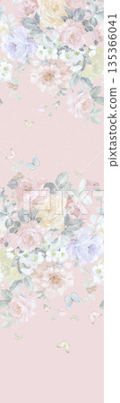 Diverse Delicate Floral And Decorative Pattern Designs In Soft Tones Diverse Delicate Floral And Decorative Pattern Designs In Soft Tones 135366041