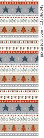 Diverse Delicate Floral And Decorative Pattern Designs In Soft Tones 135366045