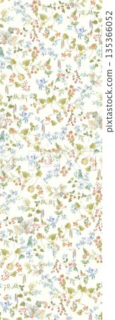 Diverse Delicate Floral And Decorative Pattern Designs In Soft Tones Diverse Delicate Floral And Decorative Pattern Designs In Soft Tones 135366052