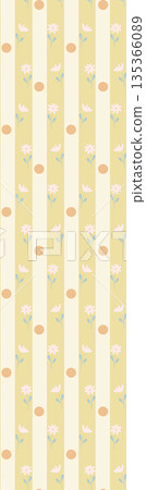 Diverse Delicate Floral And Decorative Pattern Designs In Soft Tones 135366089