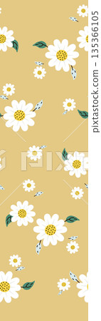 Diverse Delicate Floral And Decorative Pattern Designs In Soft Tones 135366105