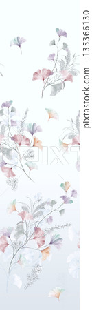 Diverse Delicate Floral And Decorative Pattern Designs In Soft Tones Diverse Delicate Floral And Decorative Pattern Designs In Soft Tones 135366130