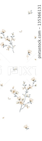 Diverse Delicate Floral And Decorative Pattern Designs In Soft Tones Diverse Delicate Floral And Decorative Pattern Designs In Soft Tones 135366131