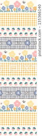 Diverse Delicate Floral And Decorative Pattern Designs In Soft Tones Diverse Delicate Floral And Decorative Pattern Designs In Soft Tones 135366140