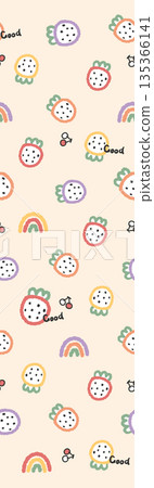 Diverse Delicate Floral And Decorative Pattern Designs In Soft Tones Diverse Delicate Floral And Decorative Pattern Designs In Soft Tones 135366141