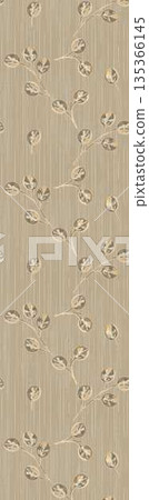 Diverse Delicate Floral And Decorative Pattern Designs In Soft Tones 135366145