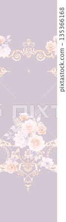 Diverse Delicate Floral And Decorative Pattern Designs In Soft Tones Diverse Delicate Floral And Decorative Pattern Designs In Soft Tones 135366168