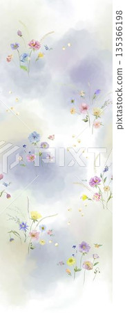 Diverse Delicate Floral And Decorative Pattern Designs In Soft Tones 135366198