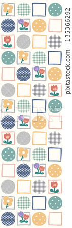 Diverse Delicate Floral And Decorative Pattern Designs In Soft Tones Diverse Delicate Floral And Decorative Pattern Designs In Soft Tones 135366292