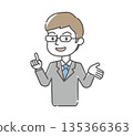 Businessman explaining 135366363