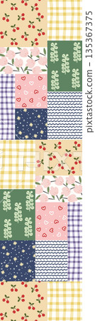 Soft Pastel Floral And Abstract Decorative Pattern Design Collection Soft Pastel Floral And Abstract Decorative Pattern Design Collection 135367375