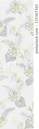 Soft Pastel Floral And Abstract Decorative Pattern Design Collection Soft Pastel Floral And Abstract Decorative Pattern Design Collection 135367393