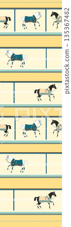 Soft Pastel Floral And Abstract Decorative Pattern Design Collection 135367482