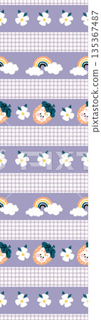 Soft Pastel Floral And Abstract Decorative Pattern Design Collection Soft Pastel Floral And Abstract Decorative Pattern Design Collection 135367487