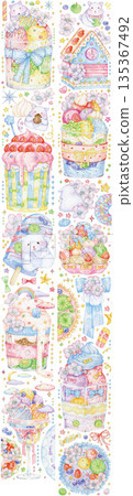 Soft Pastel Floral And Abstract Decorative Pattern Design Collection Soft Pastel Floral And Abstract Decorative Pattern Design Collection 135367492