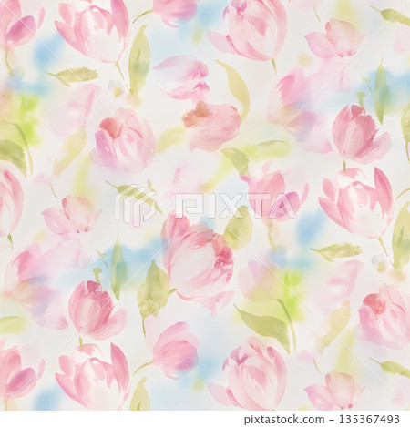 Soft Pastel Floral And Abstract Decorative Pattern Design Collection Soft Pastel Floral And Abstract Decorative Pattern Design Collection 135367493