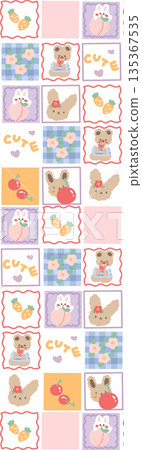 Soft Pastel Floral And Abstract Decorative Pattern Design Collection Soft Pastel Floral And Abstract Decorative Pattern Design Collection 135367535